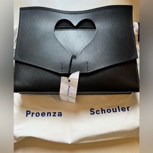 Brand new Proenza Schouler Heart Cutout Clutch